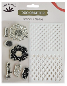 LAS LUPES DUO CRAFTER - PRIMAVERA STENCIL + SELLOS