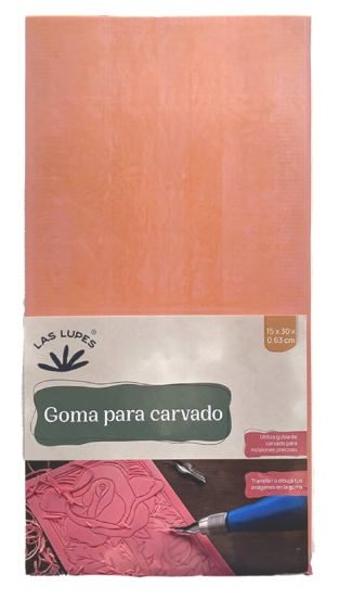 LAS LUPES GOMA PARA CARVADO - 15cm x 30cm