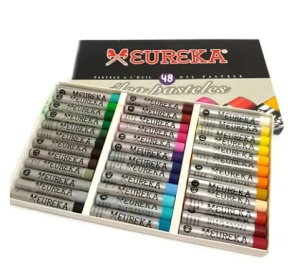 EUREKA OLEOS PASTEL x 48u SURTIDOS