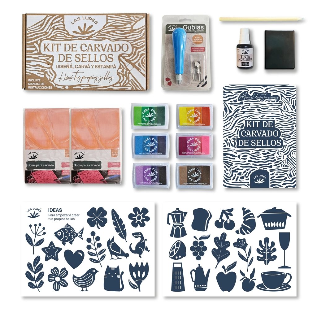LAS LUPES KIT DE CARVADO DE SELLOS