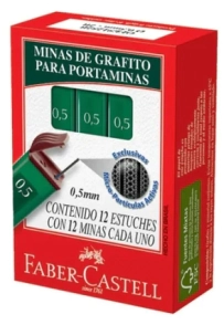 MINAS FABER-CASTELL 9125 0.5mm H x 12u