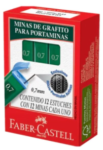 MINAS FABER-CASTELL 9127 0.7mm B x 12u