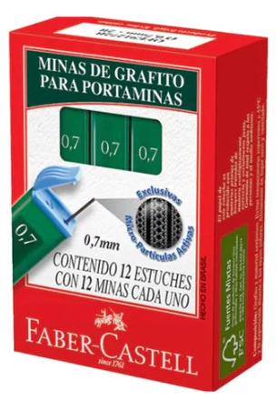 MINAS FABER-CASTELL 9127 0.7mm HB x 12u