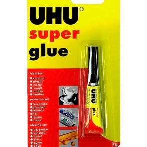 PEGAMENTO UHU SUPER GLUE x 3grs