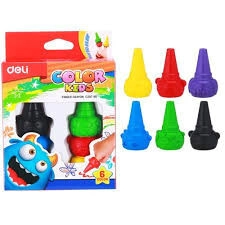 PINTURITAS DELI SET P DEDO COLOR KIDS x 6 COLORES
