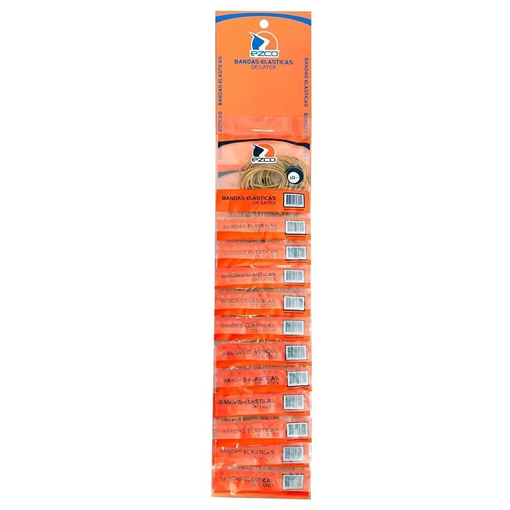 BANDAS ELASTICAS EZCO TIRA x 10grs x 12u