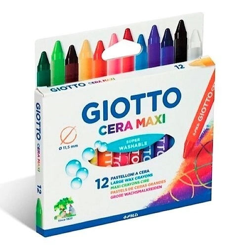 PINTURITAS GIOTTO CERA MAXI x 12u