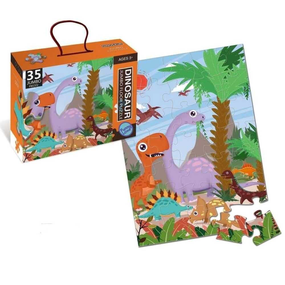FUNNY LAND ROMPECABEZAS INFANTILES DINOSAUR 35pcs JUMBO