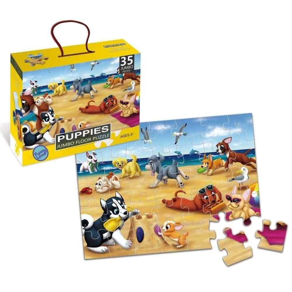 FUNNY LAND ROMPECABEZAS INFANTILES PUPPIES 35pcs JUMBO