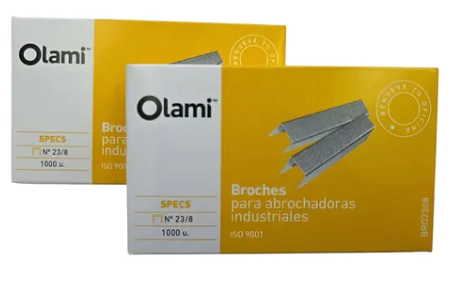 BROCHES P/ABR OLAMI N� 23/08 x 1000u