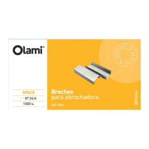 BROCHES P/ABR OLAMI N&ordm; 24/6 x 1000u