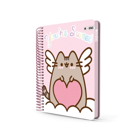 CUADERNO MOOVING PUSHEEN PREMIUM 1/2 OFICIO x 96hjs RY