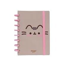 CUADERNO MOOVING LOOP A5 PUSHEEN x 80hjs RY DISCOS