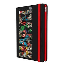 CUADERNO MOOVING NOTES A5 MARVEL T/D x 96hjs