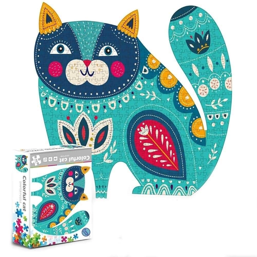 FUNNY LAND ROMPECABEZAS COLORFUL CAT 500 PIEZAS