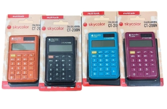 CALCULADORA SKYCOLOR CT-200N 62mm x 96mm