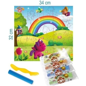 MASA DIDO KIT UNICORNIO MODEL & PUZZLE