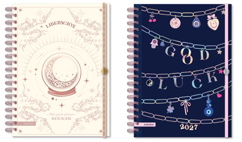 AGENDA RY 15 x 21cm UNIVERSO 2 DIAS x PAGINA 2027