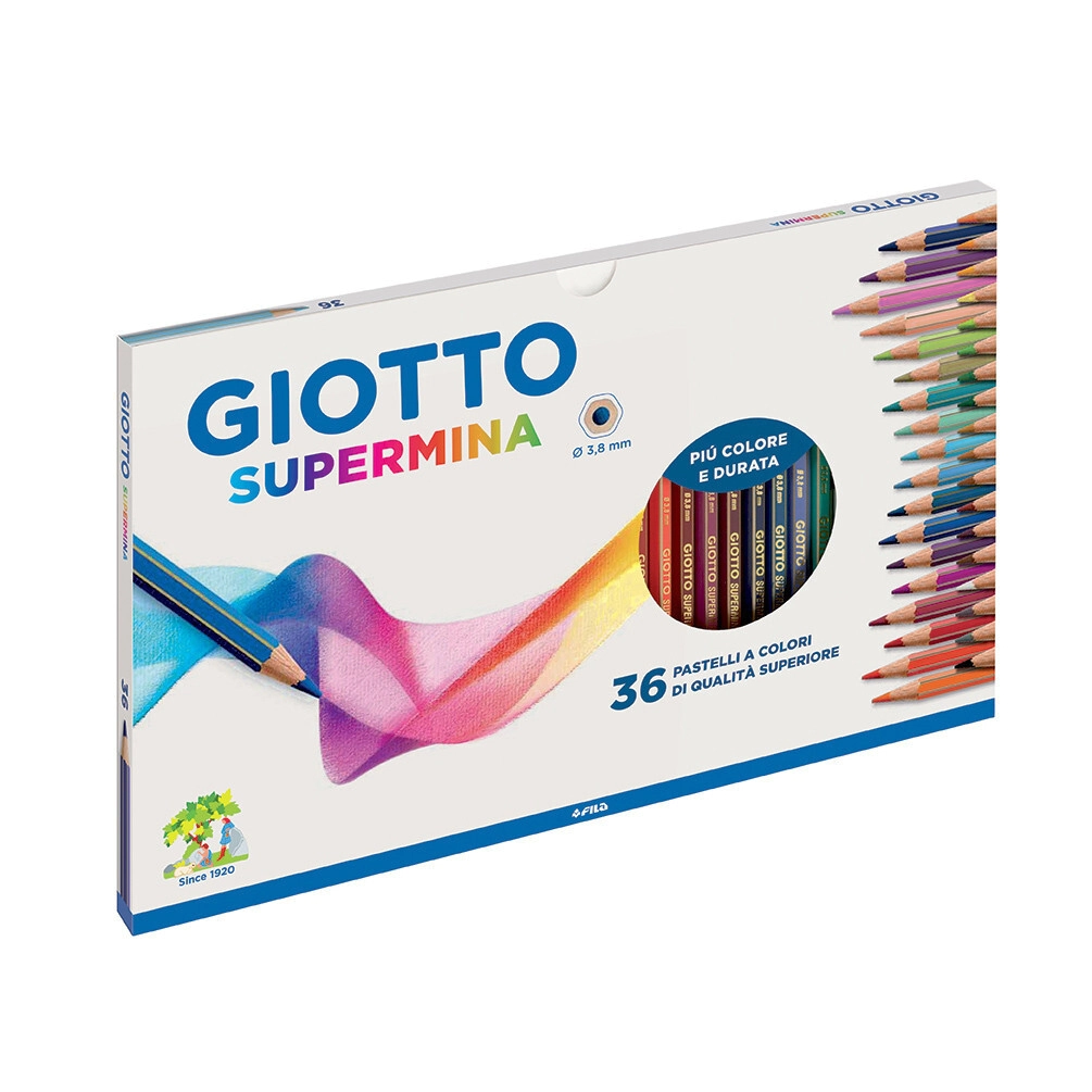 LAPICES COLOR GIOTTO SUPERMINA x 36u