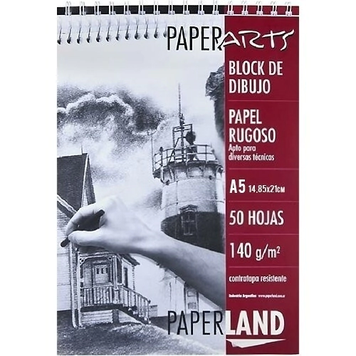 BLOCK PAPERLAND ARTIST RUGOSO A5 C/ESP 140grs x 50hjs