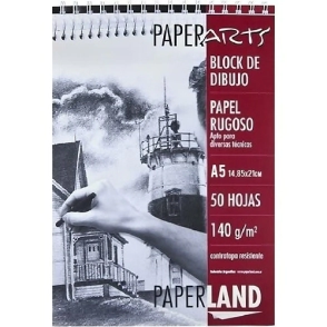 BLOCK PAPERLAND ARTIST RUGOSO A5 C/ESP 140grs x 50hjs