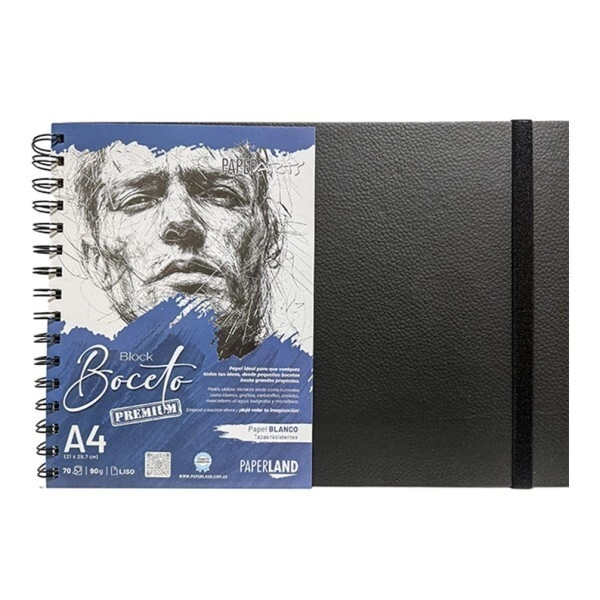 BLOCK PAPERLAND BOCETO A4 T/D 90grs PREMIUM x 70hjs LS