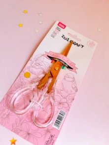 IBI CRAFT TIJERA DE PRECISION 16cm MANGO CRISTAL
