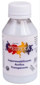 EUREKA IMPERMEABILIZANTE ACRILICO TRANSPARENTE x 125cc