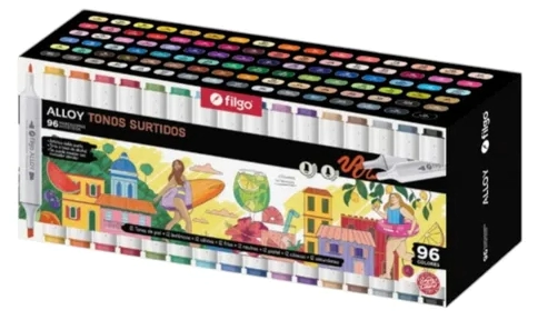 MARCADOR FILGO ALLOY ARTISTICO D/P x 96u