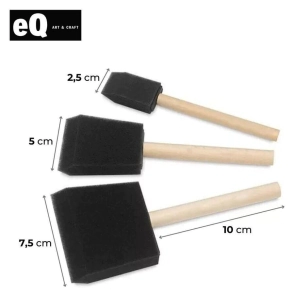 EQ SET ESPONJA PALETA x 3u