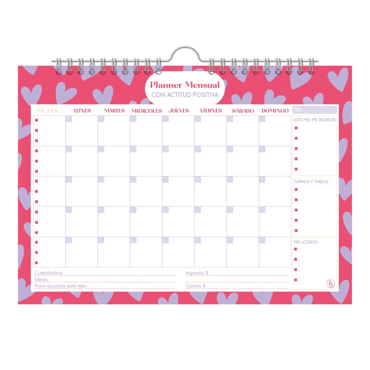PLANNER RY PERCHITA MIX CON ACTITUD POSITIVA