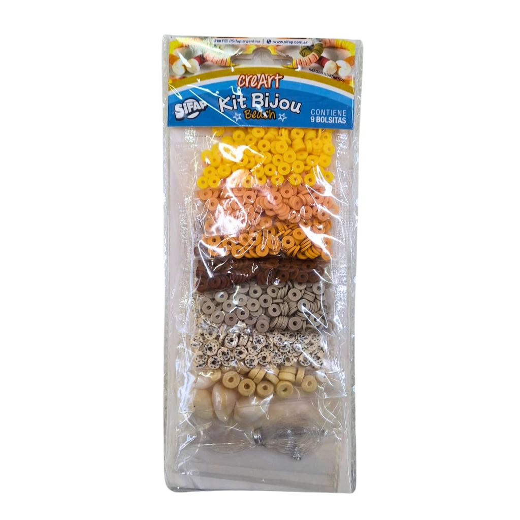 CREART BIJOU SIFAP BEACH x 9 BOLSITAS