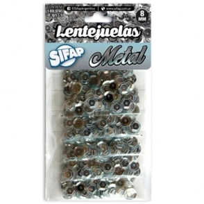 LENTEJUELAS SIFAP METAL x 5 BOL. de 3grs