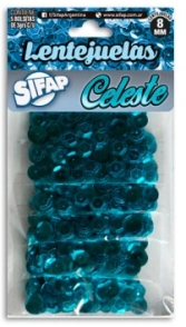 LENTEJUELAS SIFAP CELESTES x 5 BOL. de 3grs