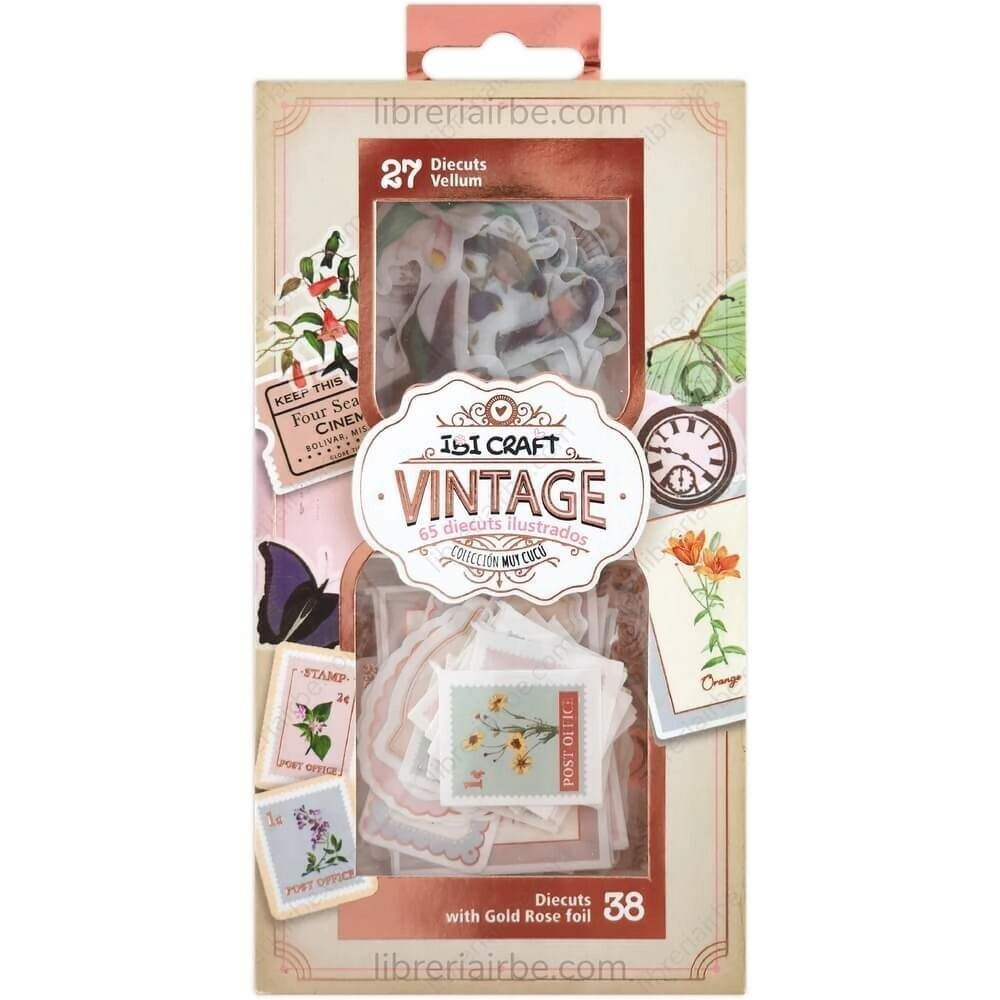 IBI CRAFT DIE CUTS 180grs  - 96grs VELLUM VINTAGE