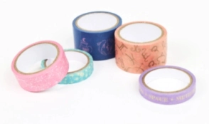 IBI CRAFT WASHI TAPE BOX x 5u DE 4mts COLECCION ASTROLOG