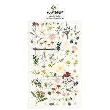 IBI STICKER PVC 10*19cm FLOWER LETTER