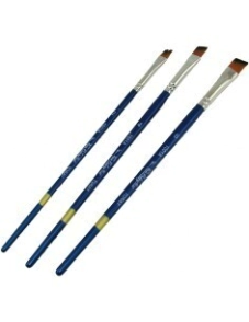 PINCEL VAN ORLEY SET ANGULAR SINTETICO x 6u