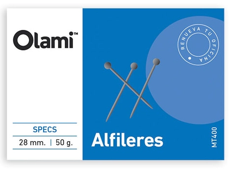ALFILERES OLAMI CAJA x 50grs