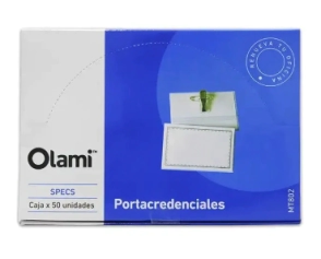 PORTA CREDENCIAL OLAMI DE 6 x 9 mm x 50u