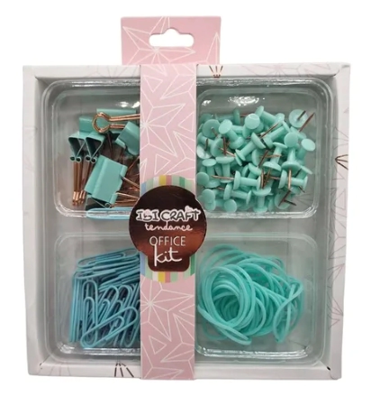 IBI CRAFT SET TENDANCE CLIP/CHINCHE/BINDER/GOMA C-P