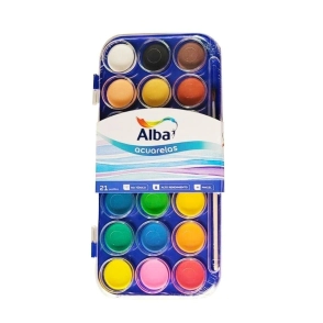 ACUARELA ALBA x 21 COLORES