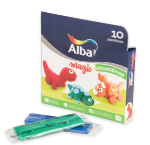 PLASTILINA ALBA x 10u SURTIDO