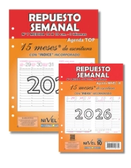 REPUESTO NIVEL 10 AGENDA N8 SEMANAL