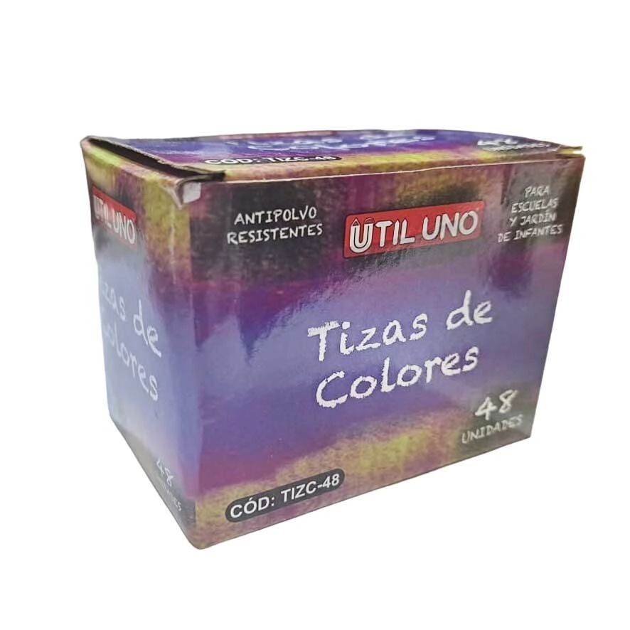 TIZA UTIL UNO COLOR x 48u SURT