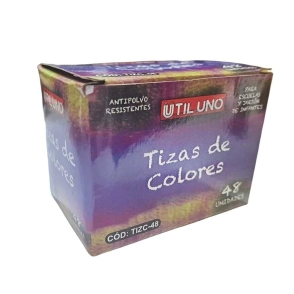TIZA UTIL UNO COLOR x 48u SURT