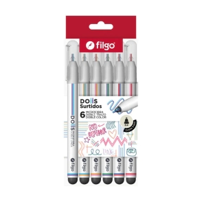 MICROFIBRA FILGO DOIIS DOBLE LINEA 0.4mm x 6u SURT