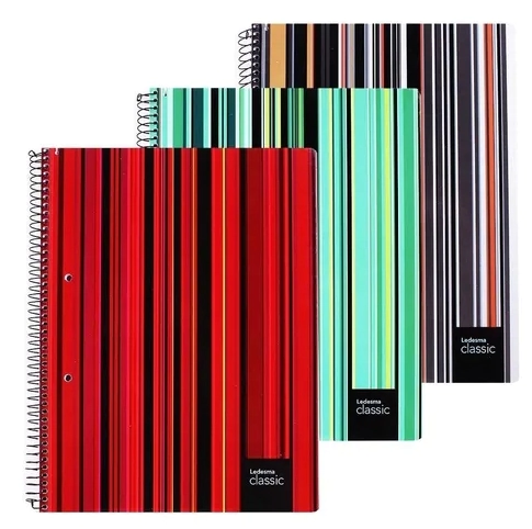 CUADERNO LED CLASSIC 16x21 x 120hjs CD