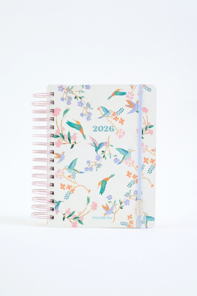 AGENDA FW 2026 DIARIA C/ESP. 15x21 BELLE PAJAROS