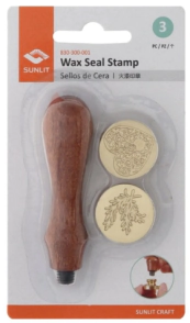 IBI KIT SELLO PARA LACRE (MANGO MADERA + BRONCHE x 2)